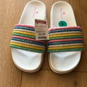 Tommy Bahama Kids Multicolor Striped Slides